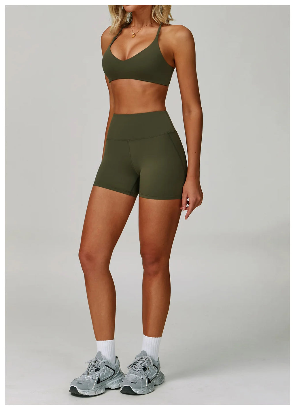 Women's Tracksuit 2 Piece Set Fitness Clothes Yoga Sets Sportswear Workout Bra High Waist Leggings Set Gym Clothing Sports Suits