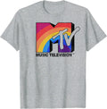 MTV Rainbow Logo Music Television Graphic T-Shirt T-Shirt