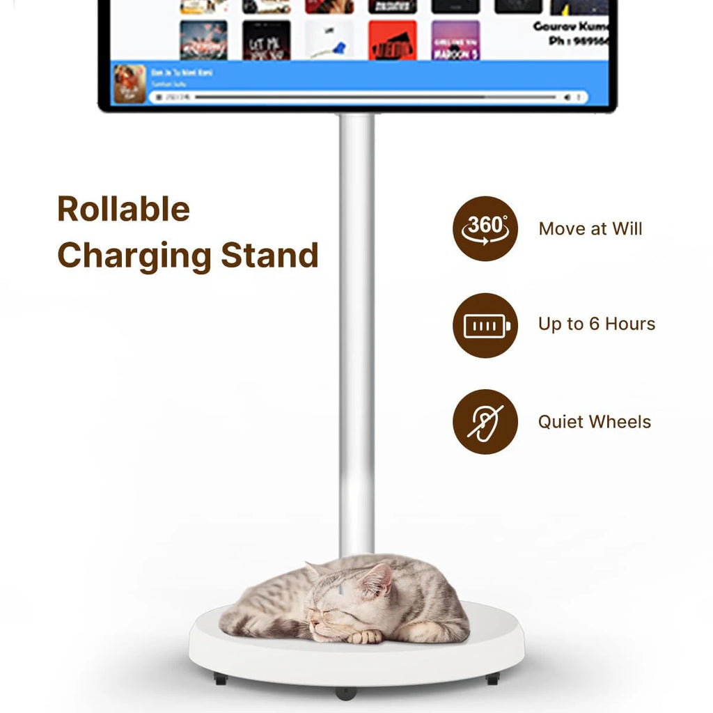 Wholesale Price 21.5 Inch Internet Tv Build In 5 Hours Battery Interactive Smart Led Tv Smart Tv With Ips Touch Screen