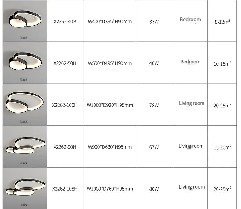 Modern Round LED Ceiling Light with Adjustable Brightness for Living Room Bedroom Dining Room Home Decor Lusters Luminaires