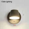 Nordic LED Wall Lamp With Switch 350 Degrees Rotatable Bedroom Bedside Corridor Reading Light Aisle Hotel Sconce Indoor Light