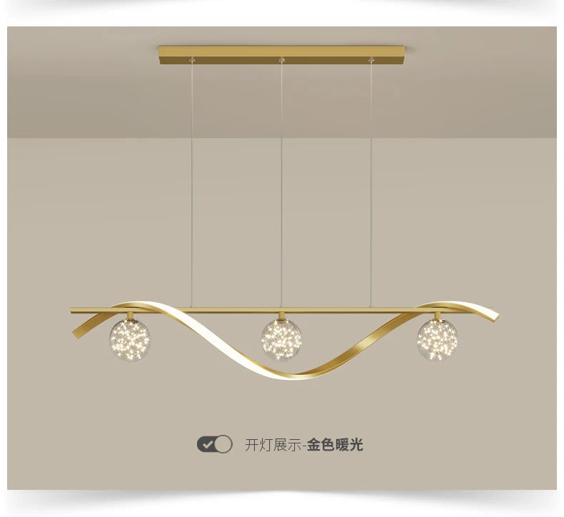 New Luxury LED babysbreath Modern Ceiling Hanging Lamp lustre for Living Dining Room Pendant Lights Fixtures suspension