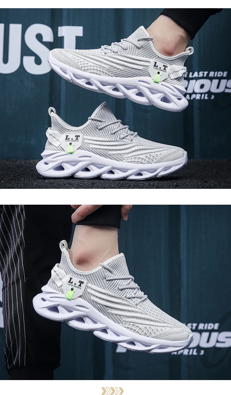 Men's Sports Sneakers Running Shoes Non-Slip Outdoor Casual Mesh Tennis Athletic Lightweight Breathable For Women Walking Shoe