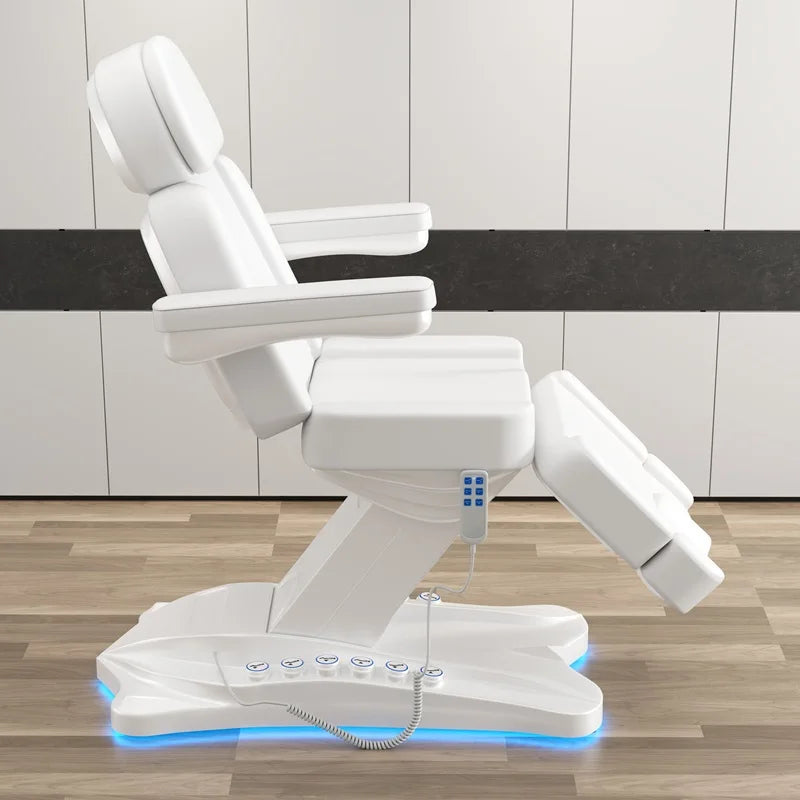 Modern 4 Motor Electric Beauty Facial Dermatology Massage Table And Bed