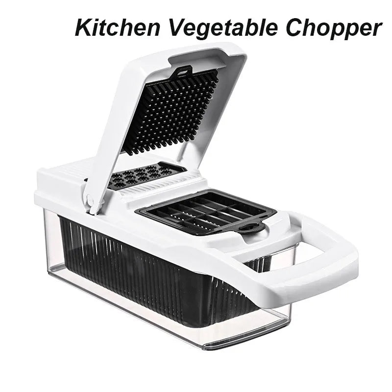 Kitchen Vegetable Chopper Dicing Fruit Cutter Grater Chopping Onion Dicing Tool Garlic Press Cooking Cutting Kitchen Gadgets