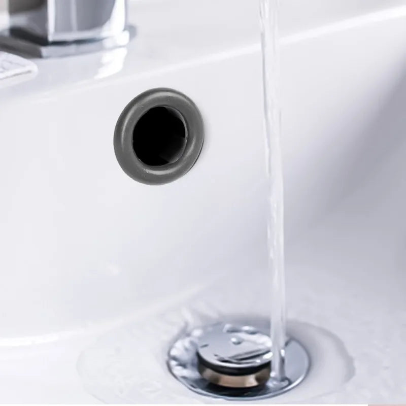 20/1pcs Wash Basin Plastic Overflow Rings Electroplated Sink Protector Scratch Universal 22-24mm Installation Bath Accessory