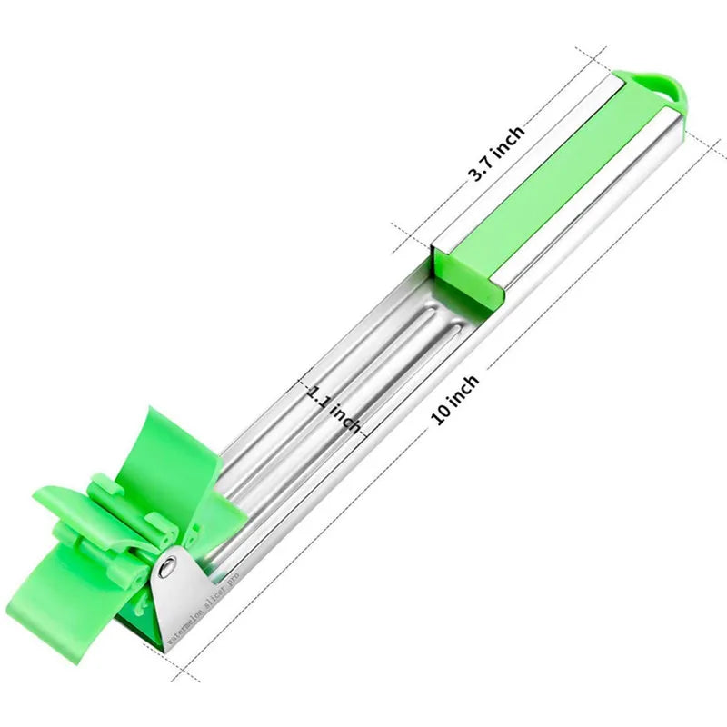 Watermelon Cutter Stainless Steel Windmill Design Cut Watermelon Knife Kitchen Gadgets Salad Fruit Slicer Cutter Tool