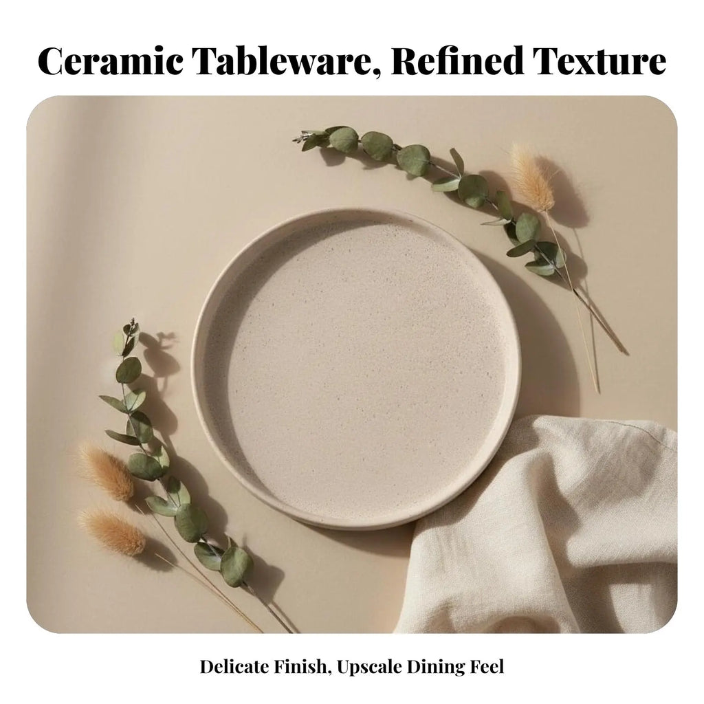 Matte Gray Ceramic Tableware Set, Single-Person Dinnerware, Bowl Plate Mug Spoon, High-End Hotel, Creative Ins Design