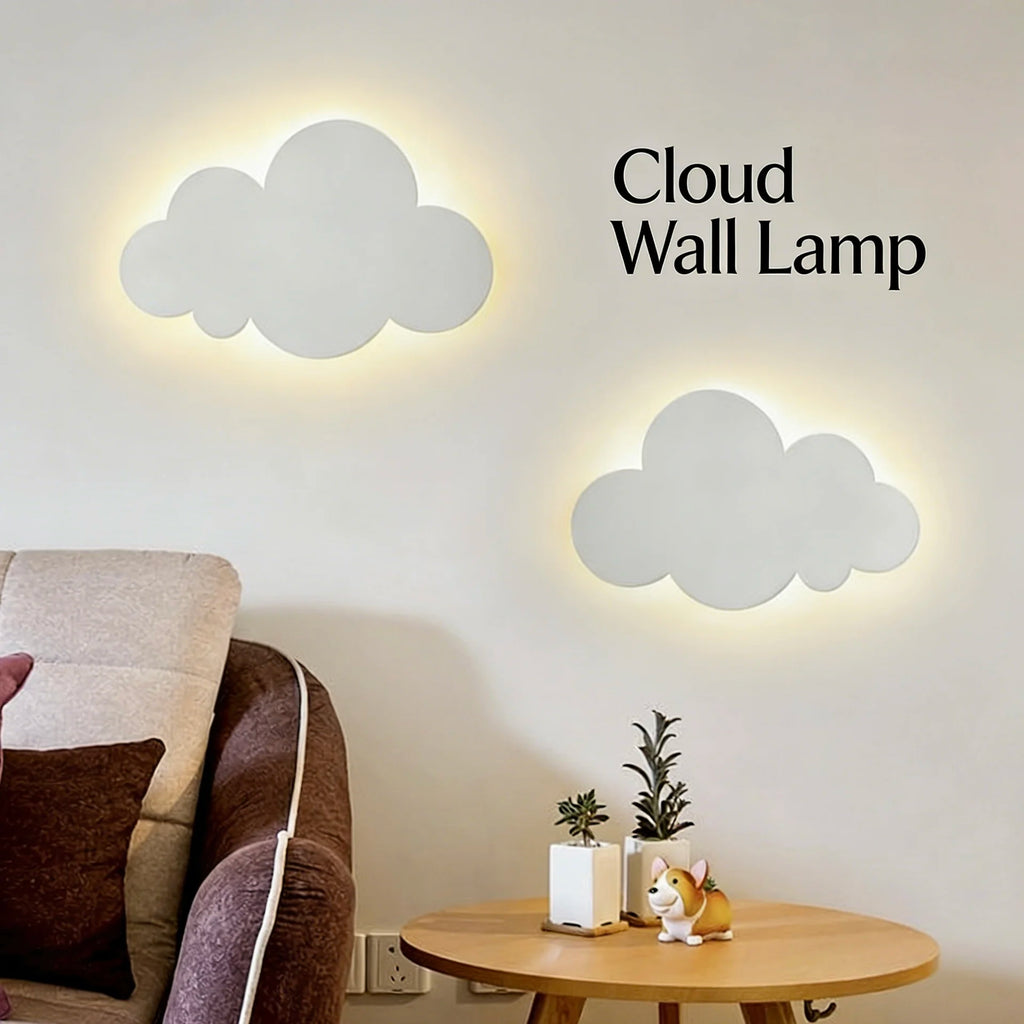 LED Cloud Wall Lamp Touch Control Dimmable Modern Wall Light for Kids Children's Bedroom Living Room Decor 220v
