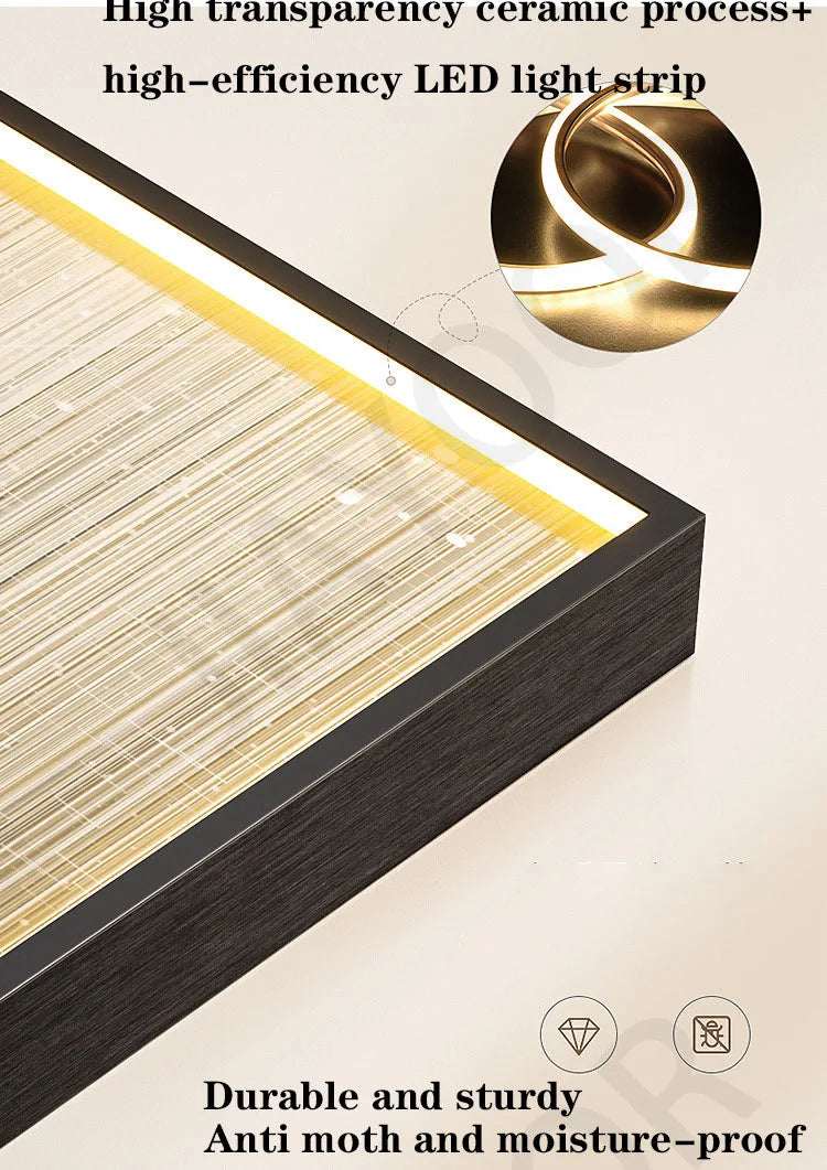 Luxury LED Wall Lamp Living Room Background Corridor Hotel Home Decoration High-end Luster Hanging Painting Modern Mural Light