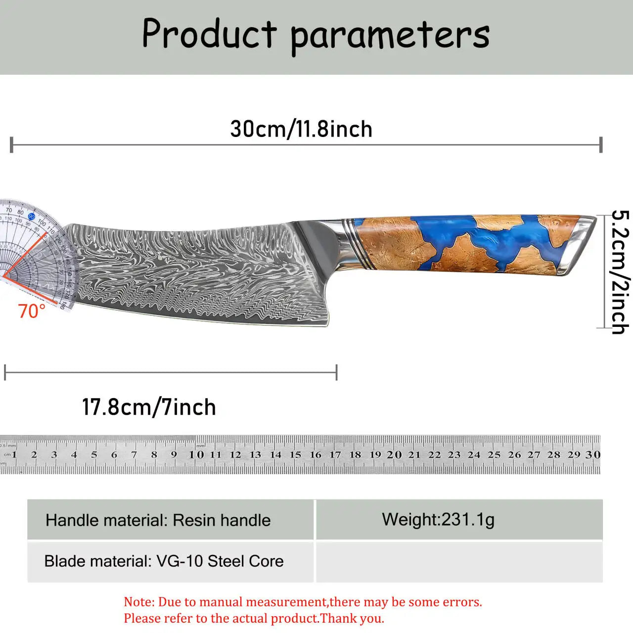 Household Kiritsuke Knife Kitchen Boning Knife Cleaver Knife Fruit Cooking knife Kitchen Knife Kitchen Stuff Kitchen Tools