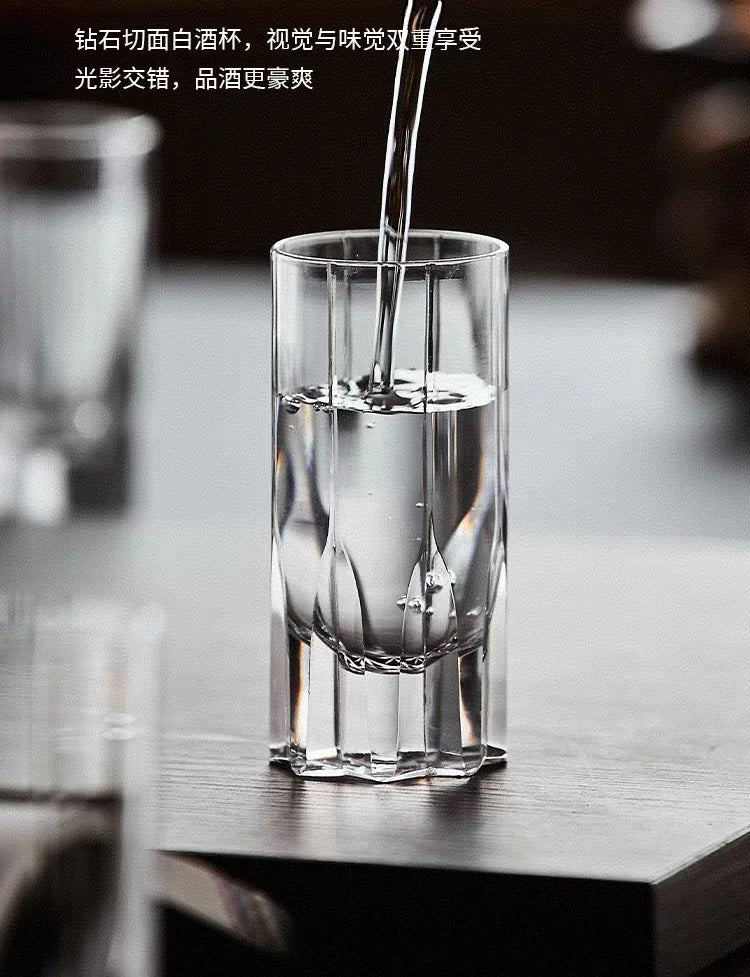 25ML Crystal Shot Glass Whiskey Tequila Glasses Home Bar, Elegant Gift Set For Weddings, Parties & Bourbon Tasting,liquor Cup