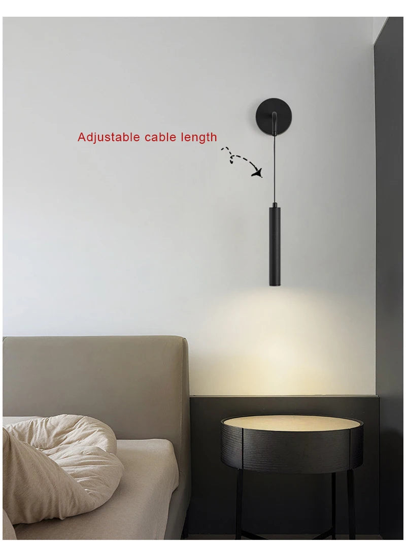 Modern Wall Lamp LED Wall Light Simplicity Spotlights Wall Sconces Indoor Lighting Room Decor For Bedroom Living Room Bedside