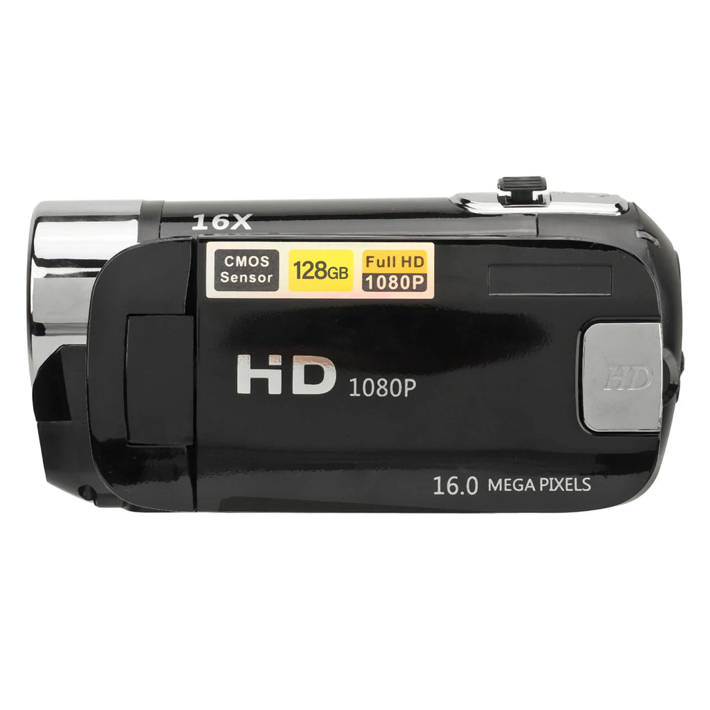16MP Digital Camera HD Video Camcorder 2.4 Inch Rotatable Screen 16X Digital Zoom Video Camera Recorder USB Connection Port