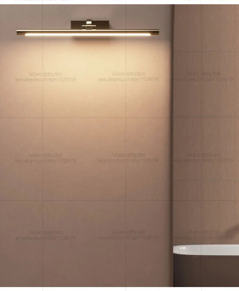 Modern LED Picture Light 180° Rotatable Wall Mounted Sconce For Painting Artwork Gallery Bathroom Mirror Vanity Lighting Fixture