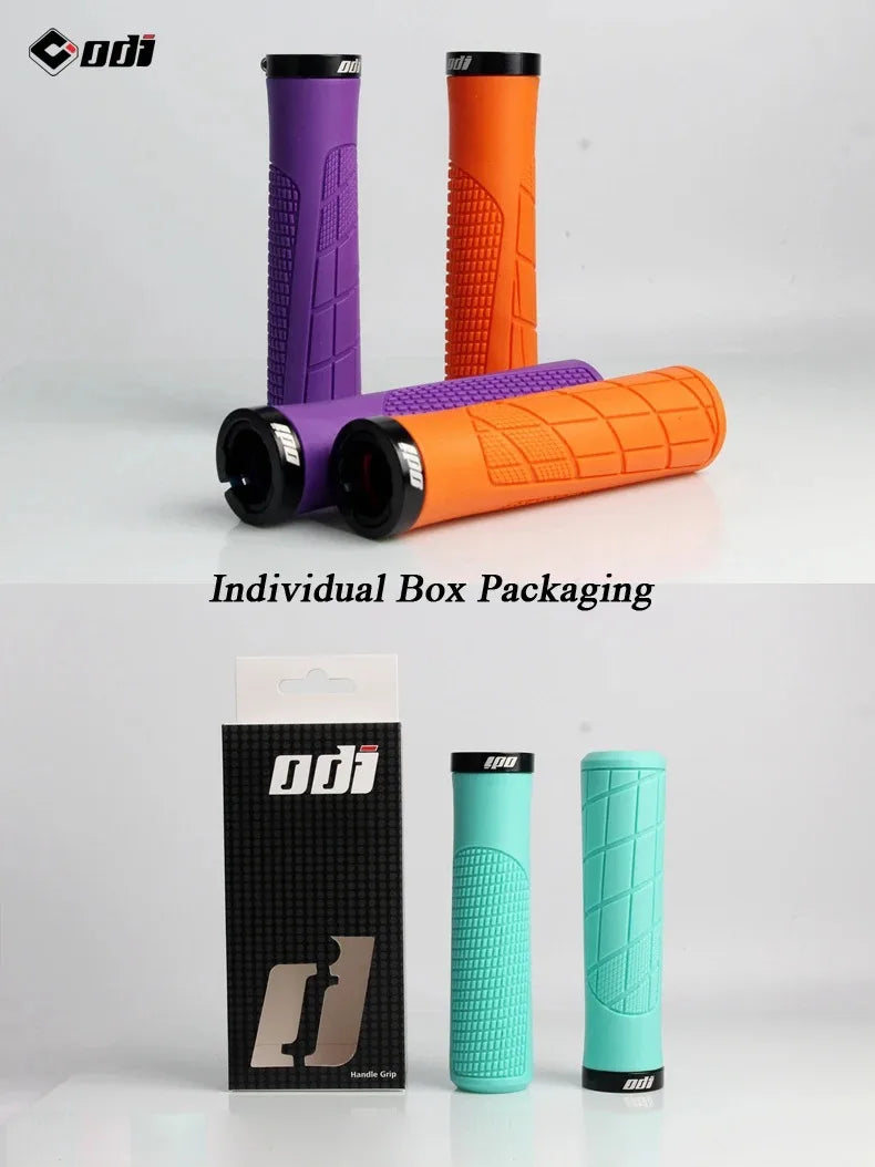 ODI Bicycle Grips Lock-on MTB Bike Handlebar Cover Anti-Slip Mountain Bike Folding Balance BMX DH Handle Grips Cycling Parts