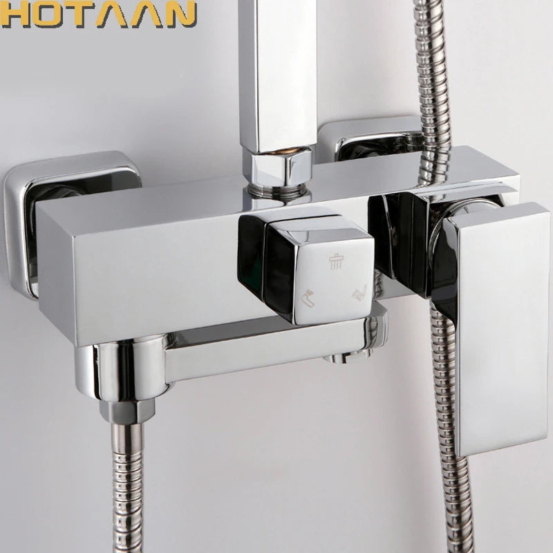 . Bathroom Mixer Bath Tub Copper Mixing Control Valve Wall Mounted Shower Faucet concealed faucet YT-5356