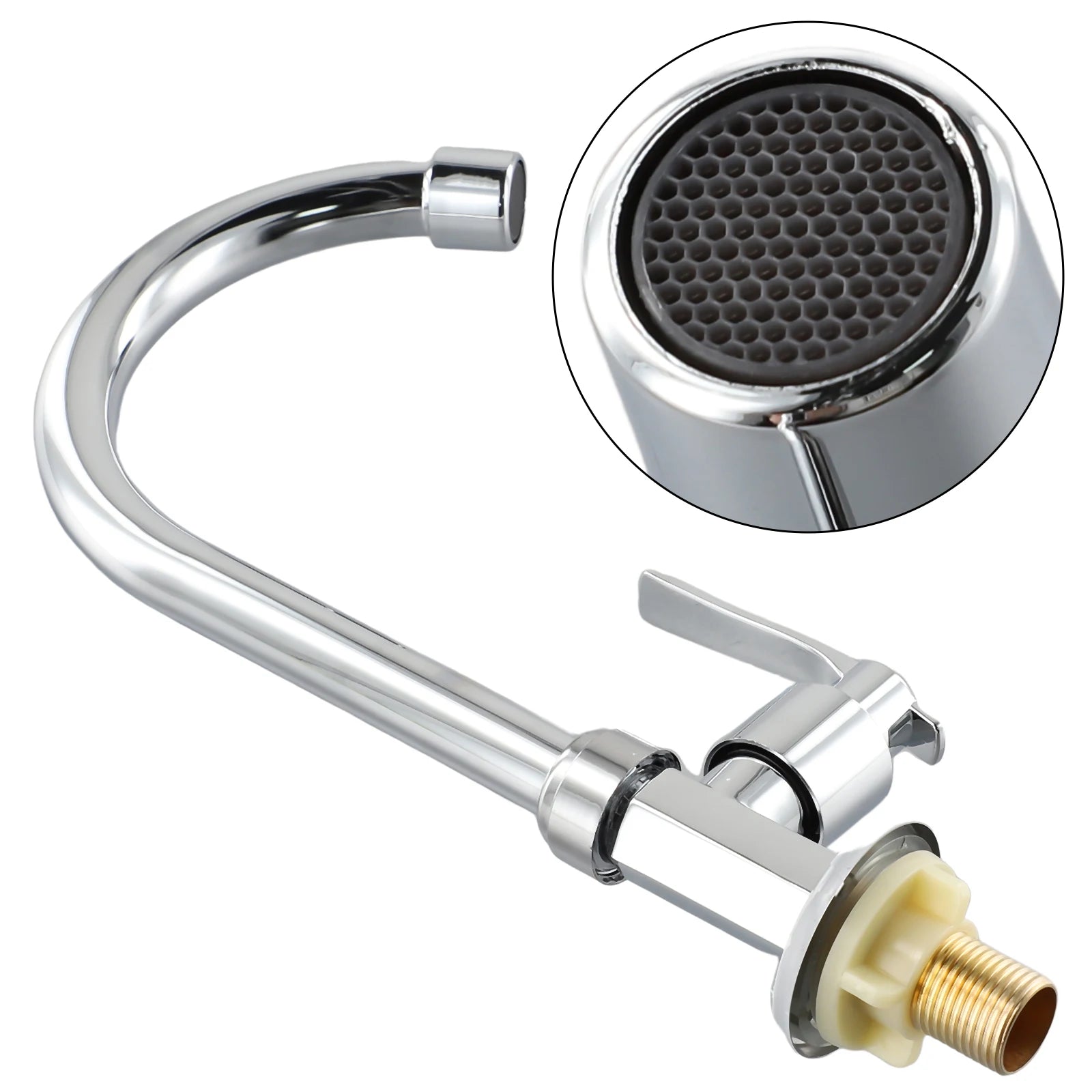 Kitchen Faucet Stainless Steel Tall Kitchen Faucet Mixer Sink Faucet Pull Out Spray Single Handle Swivel Spout Mixer Tap