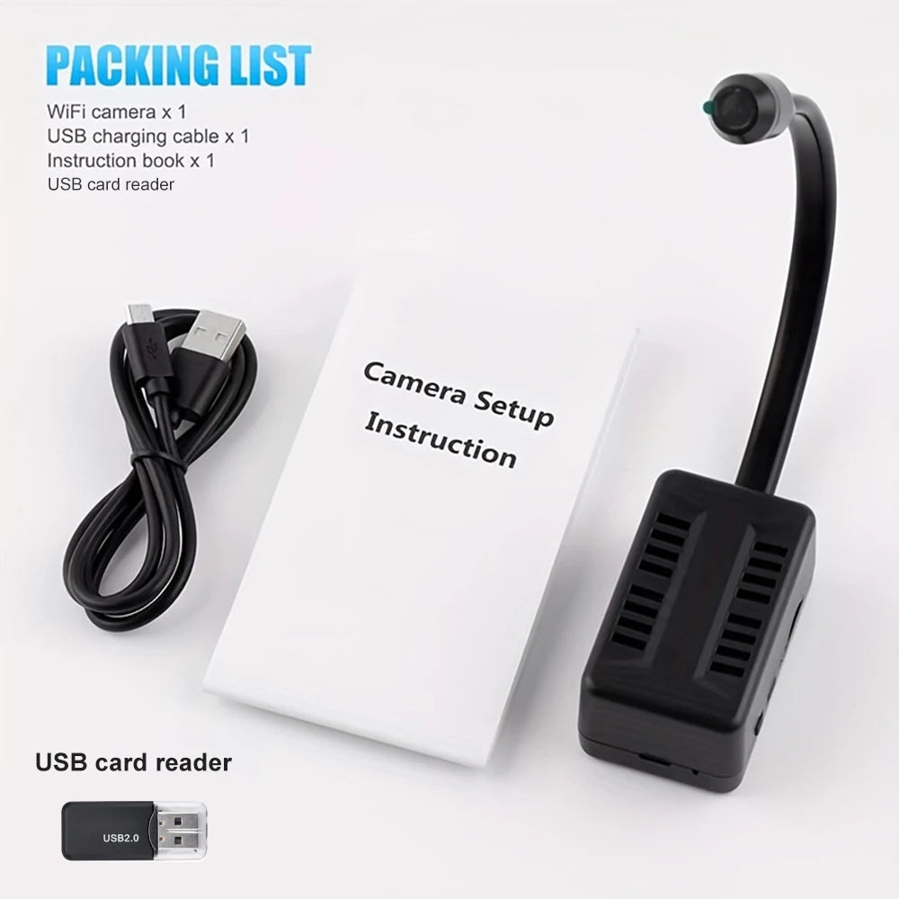 HD 1080P Mini Camera Motion Detection WiFi Camera Video Recorder Indoor Security Protection Surveillance Camcorder Remote View