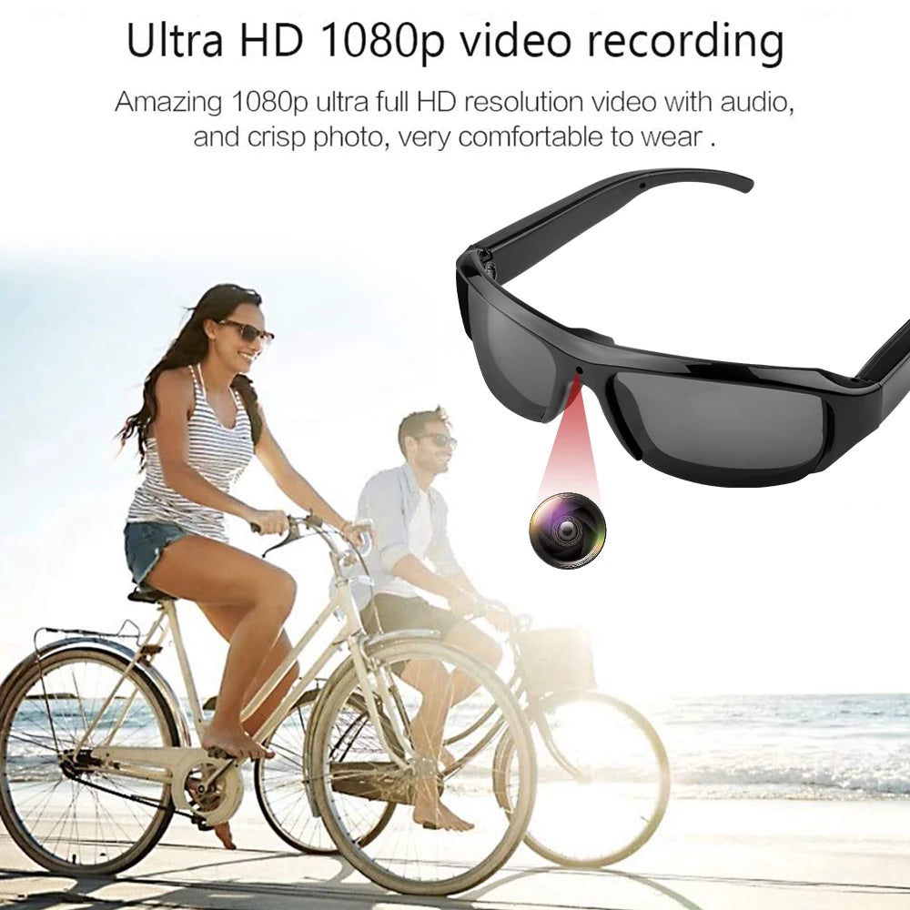 HD 1080P Mini Glasses Camera Wearable Portable Outdoor Security Sports DV DVR Video Recorder Surveillance Camcorder For Driving