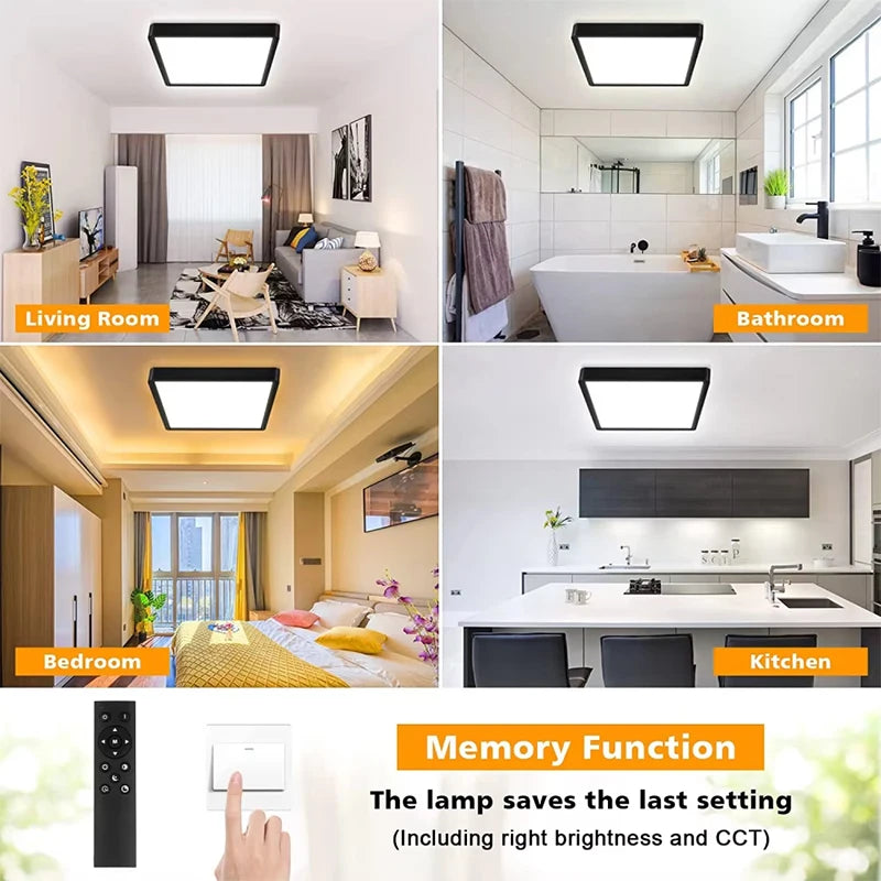 Modern LED Ceiling Light Ultrathin Decorative Light Bedroom Dining Room Living Room Indoor Home Light Waterproof Dustproof