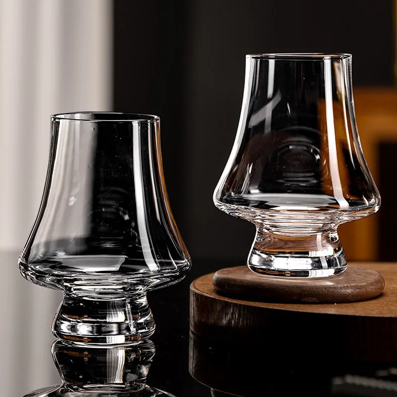 YWDL 2/4/6pcs Glass Whiskey Cup Set of 250ml Clear Lead Free Drinking Glasses Scotch Liquor Barware Beer Spirits Wine Glasse