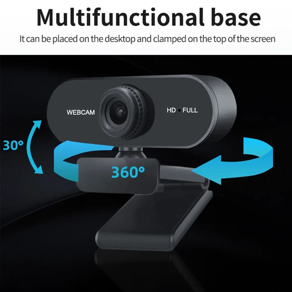 HD 1080P/2K Web Camera USB Camera Built In Microphone USB Network Camera Web Camera Autofocus Business Webcam for PC Laptop