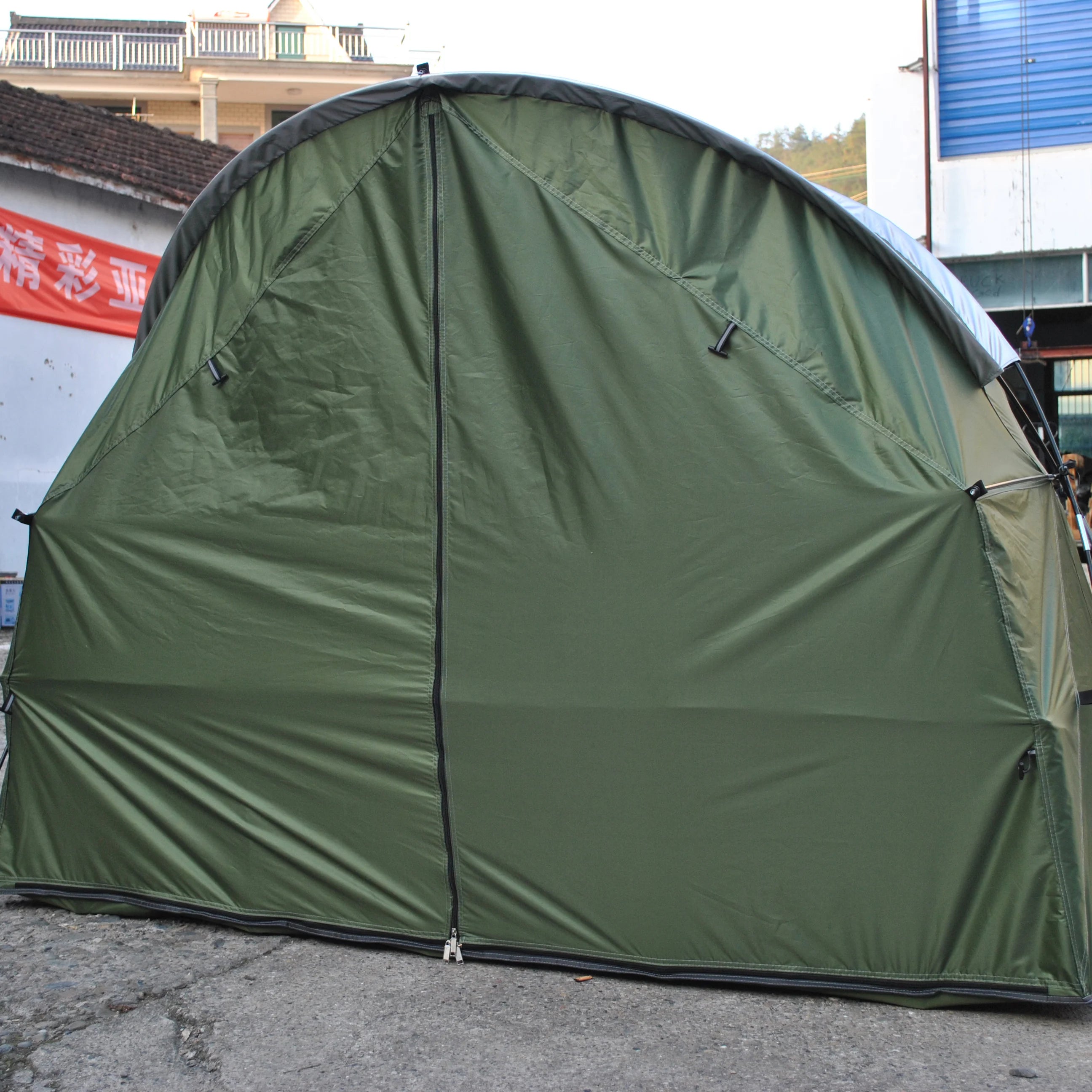 4-in-1 Camping Cot Tent, Backpacking 1 Person Camping Tent, Tent Cot Folding Off the Ground Tent,Fishing Tent,Excluding bed