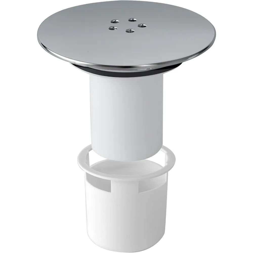 Replacement of Shower Drain Cover, Chrome Plated Shower Trap Cover, Shower Drain Cover, 90mm/115mm, Detachable