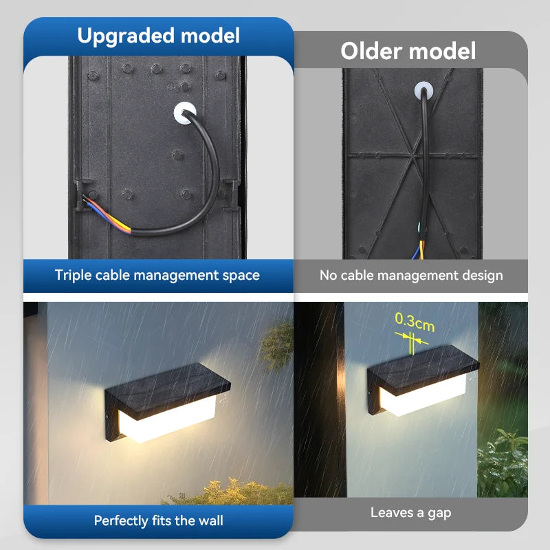 Led Outdoor Wall Light Ip65 Waterproof Wall Lamp Led Outdoor Lighting Porch Lights For Balcony Home Garden Light Bedroom 85-220V