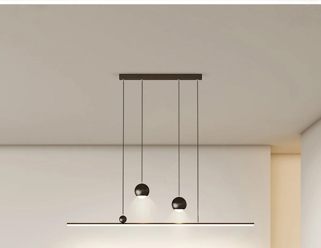 Modern Minimalist Led Pendant Light Minimalist Strip Light Home Decoration Living Room Bedroom Dining Room Light Bar Lighting
