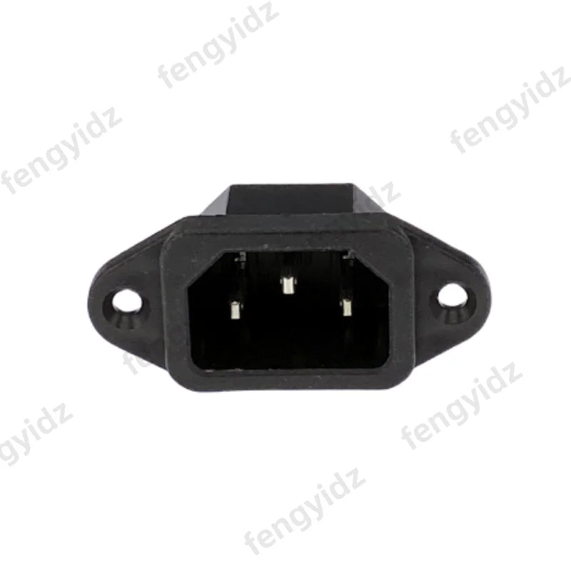 IEC320 C14 C13 Electrical AC Socket 3 Female Male Inlet Plug Connector 3pin Socket Mount