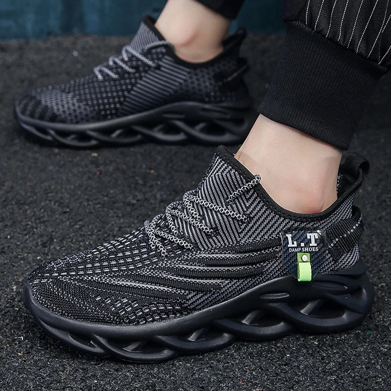 Men's Sports Sneakers Running Shoes Non-Slip Outdoor Casual Mesh Tennis Athletic Lightweight Breathable For Women Walking Shoe