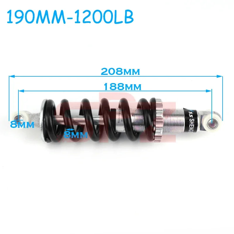 Electric Bike 90-215mm 400-2000lbs Suitable for 47cc49CC Bicycle Mini Motorcycle Spring Shock Absorber Suspension Shock Absorber