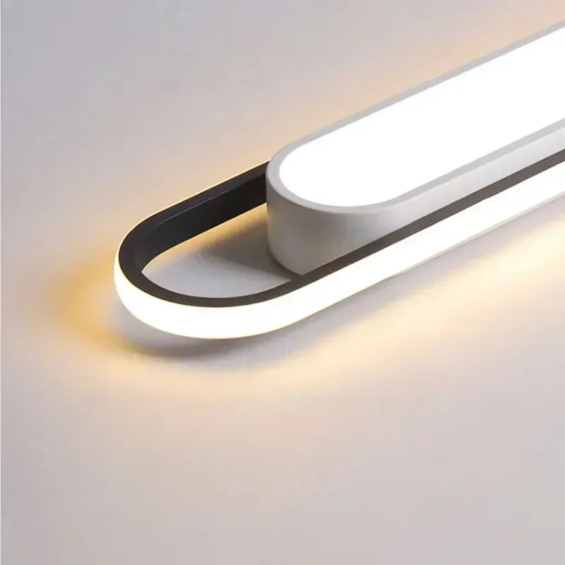 Simple Rectangular LED Ceiling Light for Living Room, Modern Light, Long Strip, Creative Balcony Light, Hot Sale