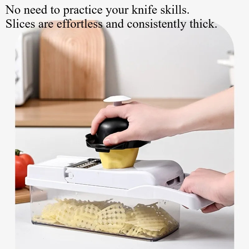 Kitchen Vegetable Chopper Dicing Fruit Cutter Grater Chopping Onion Dicing Tool Garlic Press Cooking Cutting Kitchen Gadgets