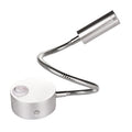 Wall Lamps LED with Switch EU US Plug 3W Modern Reading Bedroom Bedside Lamp Black Silver Flexible