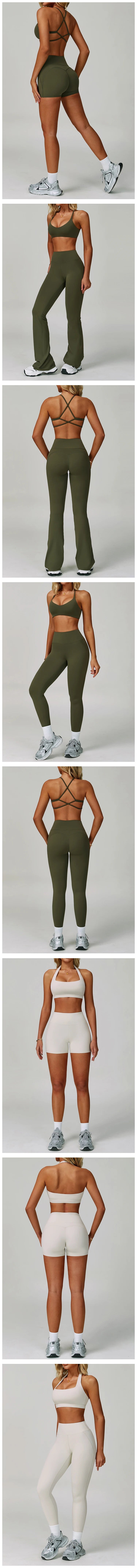 Women's Tracksuit 2 Piece Set Fitness Clothes Yoga Sets Sportswear Workout Bra High Waist Leggings Set Gym Clothing Sports Suits