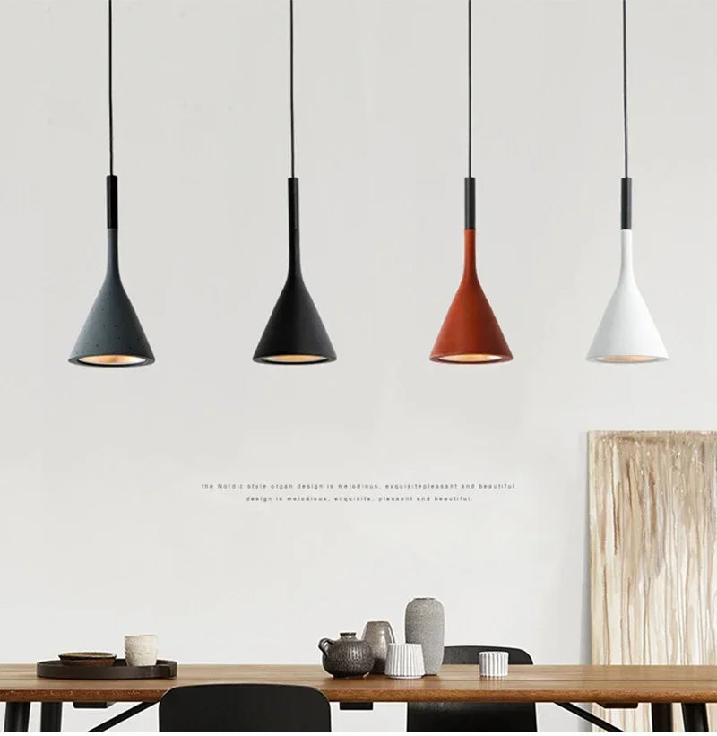 Modern Led Pendant Lights  White Light E27 for Kitchen Fixtures Bedroom Table Dining Room Hanging Lamp Lampshade Home Chandelier