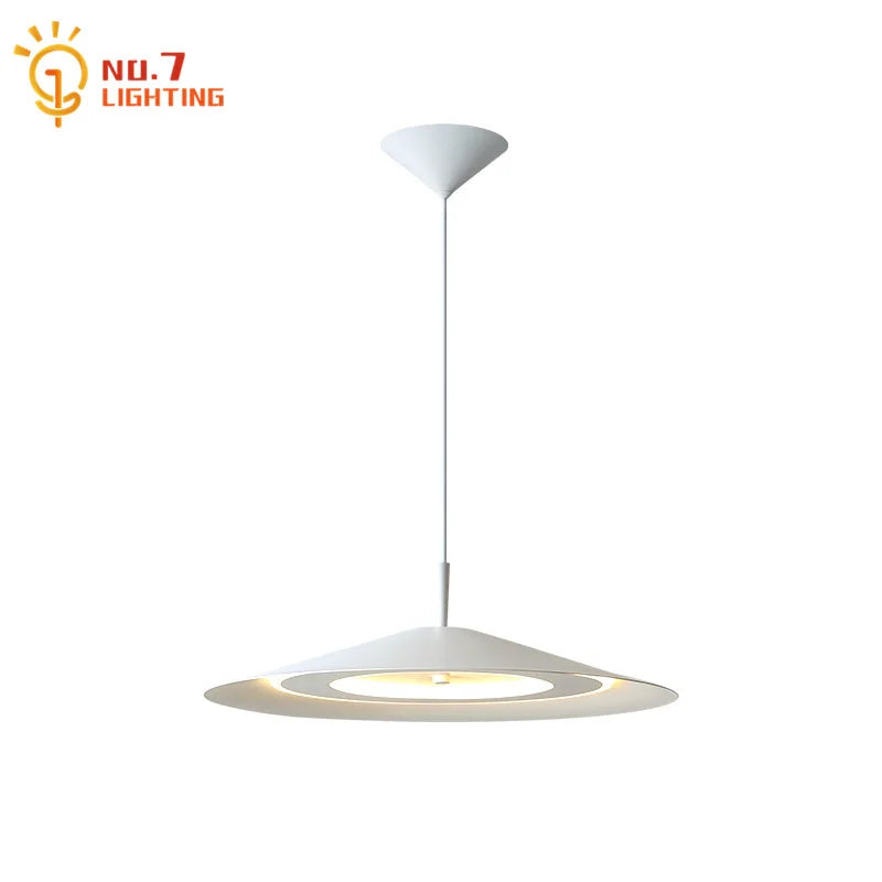 Modern Minimalist Black/White Designer Ceiling Chandelier Lights Modern LED Indoor Lighting Living/Dining Room Kitchen Island