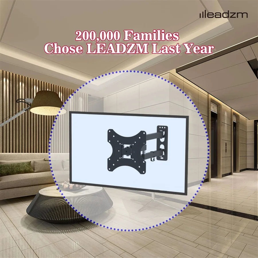 TV Monitor TV Mounts LCD LED Monitor Wall Mount Bracket Adjustable TV Screen Holder TV Frame Support For 17-42 Inches TV