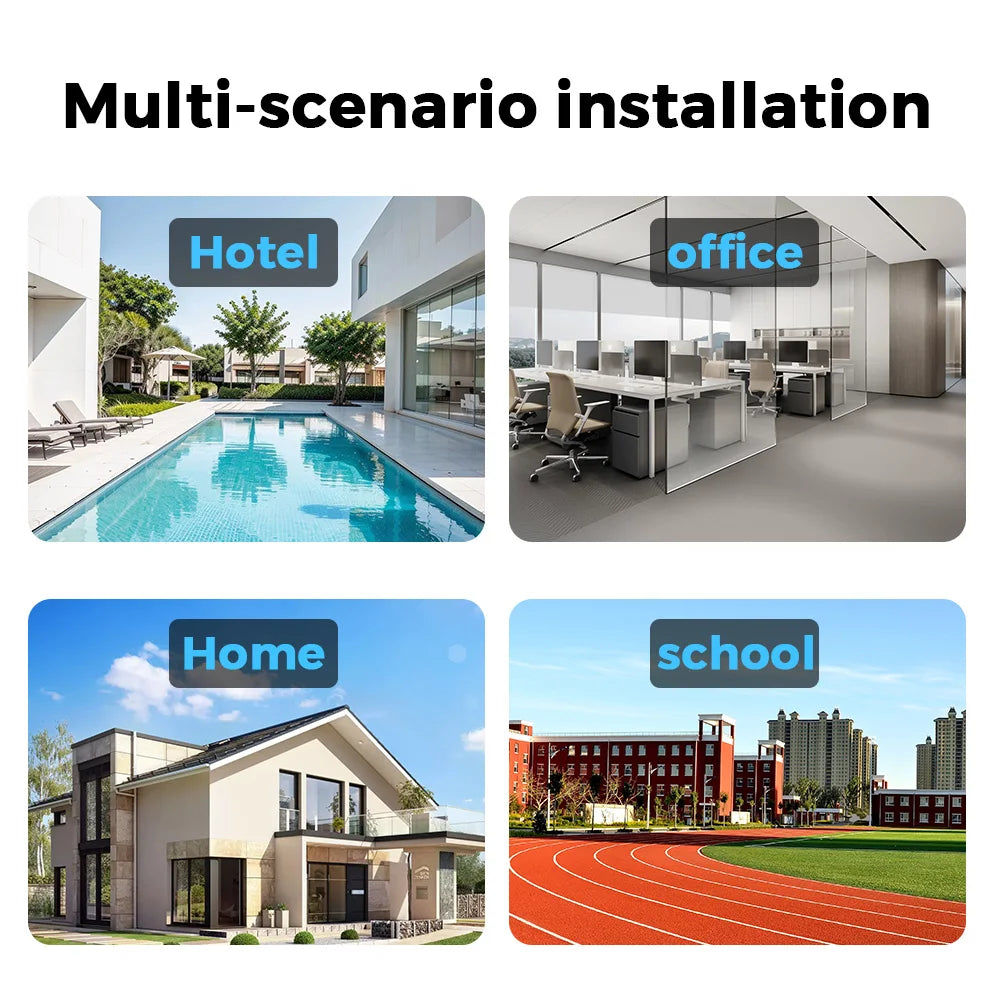 4MP 2K Wifi IP Camera Outdoor with AI Human Detect Auto Tracking Wireless PTZ H.265 P2P Audio 1080P Security CCTV Camera