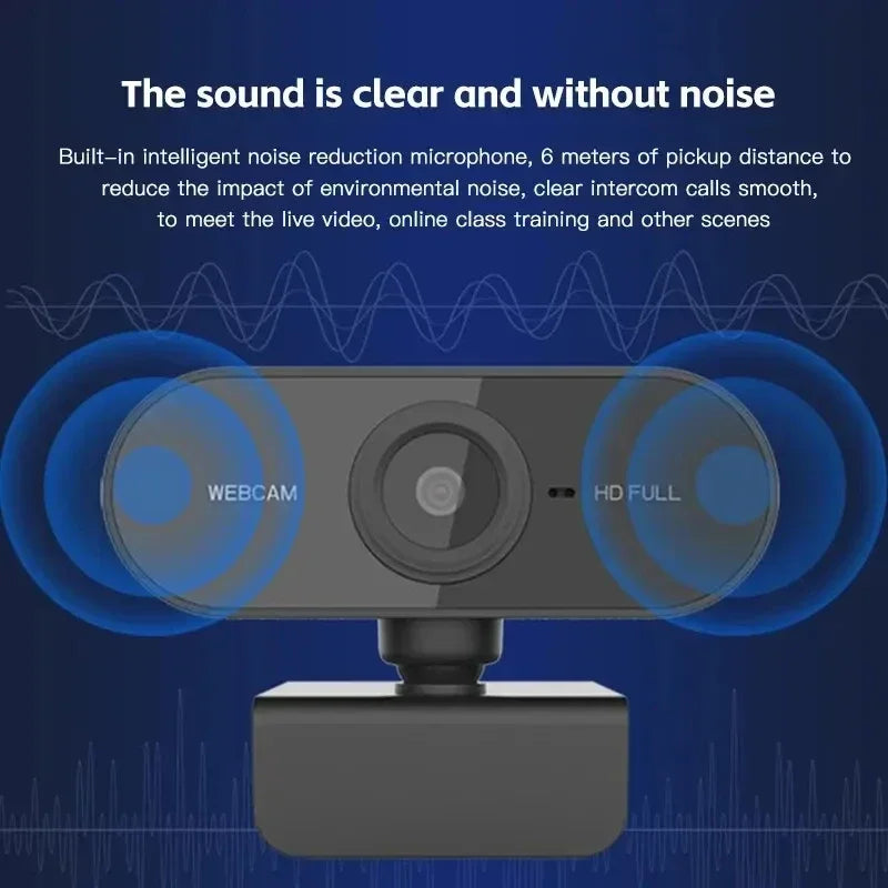 Camera 1080P HD Computer USB Camera With Built In Microphone For Work Tripod Network Web Camera