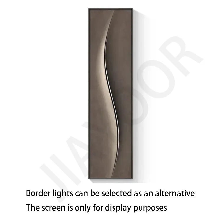 Modern Light Luxury Corridor Hanging Painting Interior Entrance Decoration  Simple Abstract Long Strip Vertical LED Wall Lamp