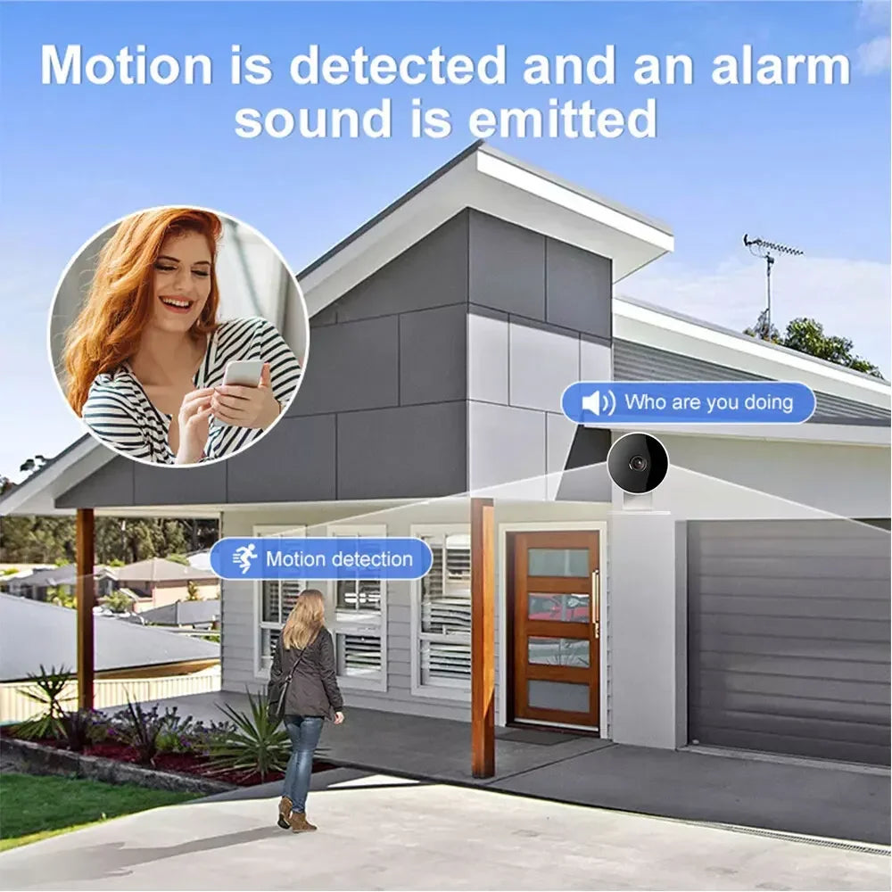 Tuya Smart Home Security Camera Wifi Indoor IP 2K AI Detection Night Vision Auto Tracking Baby Monitor 2-Way Audio Surveillance