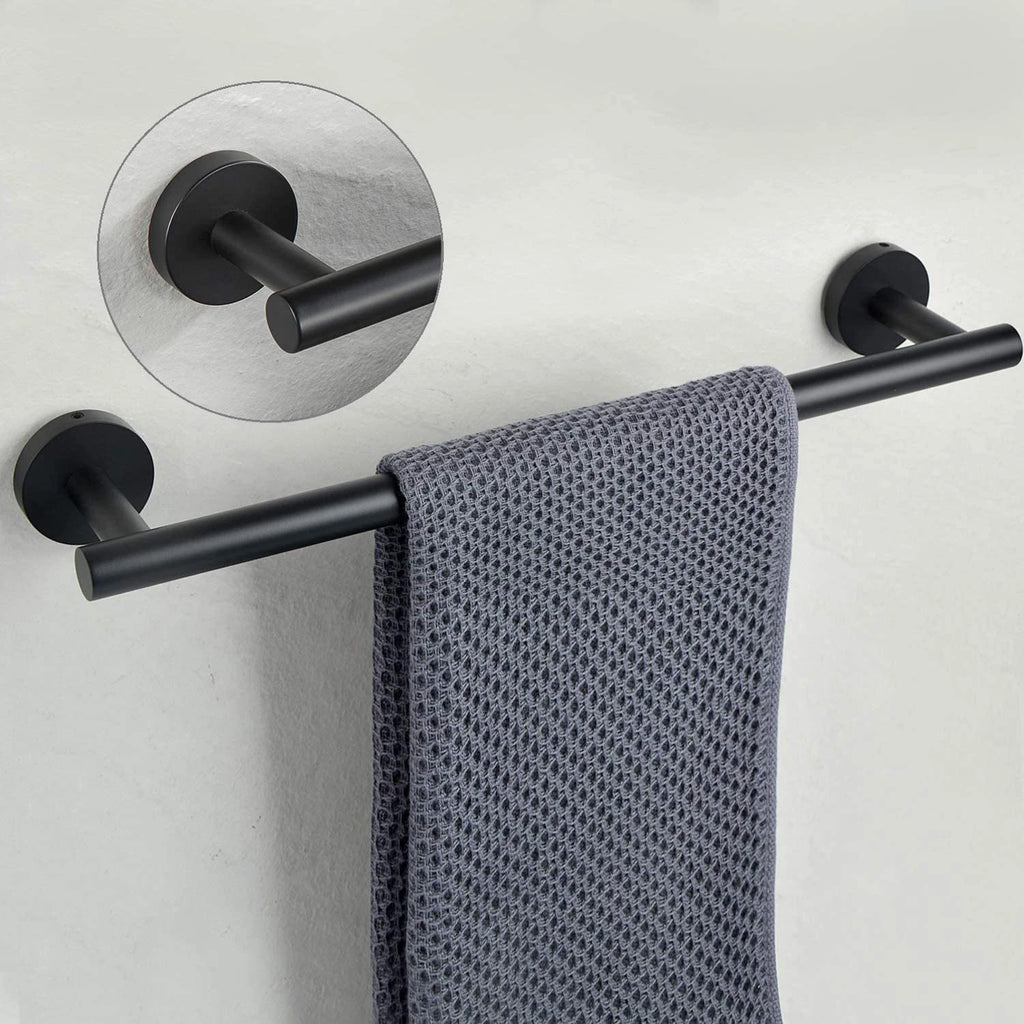 Bathroom Hardware Set Accessories Wall Mounted Stainless Steel Towel Bar Towel Ring Toilet Paper Holder Hook Bathroom Kit