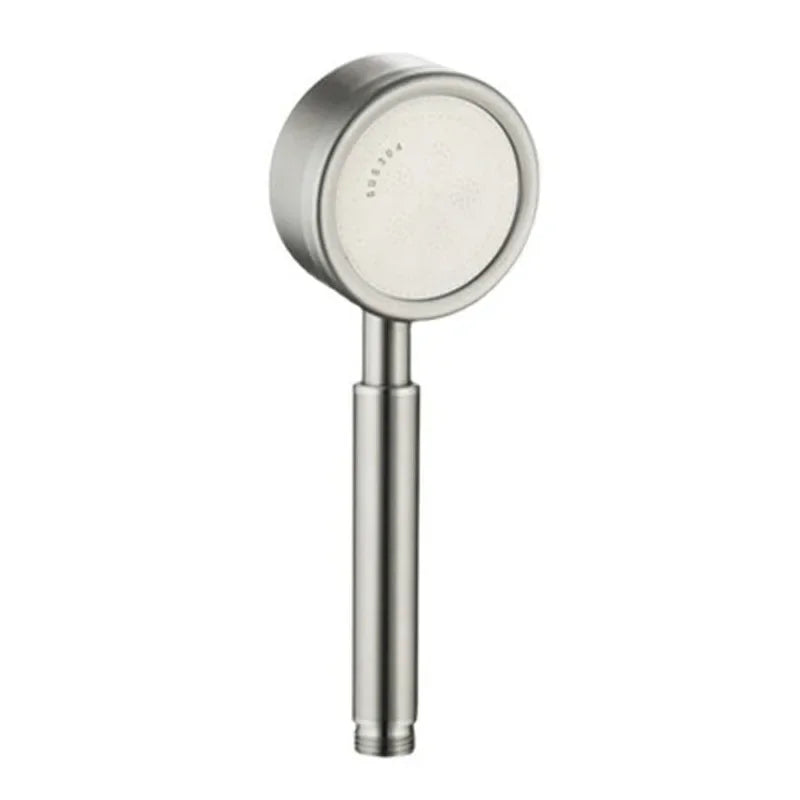 304 Stainless Steel Shower Head Pressurized High Pressure Detachable Bathroom Showerhead for Home Spa Easy Install Accessories