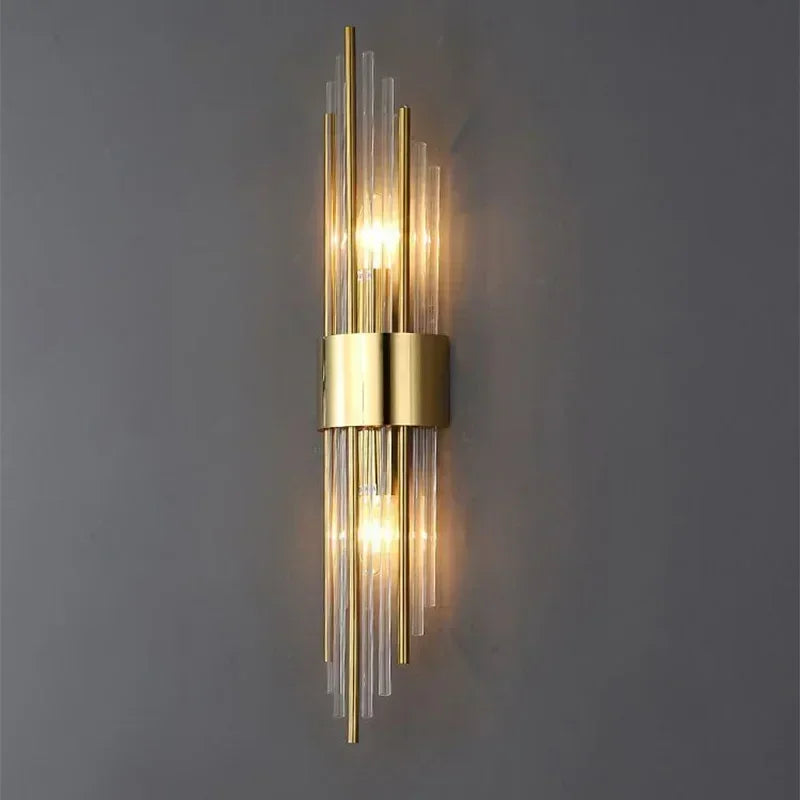 Luxury Wall Lamp Modern LED Gold Wall Light Indoor Lighting Wall Sconce Home Decor for Living Room Bedroom Bedside Stairs Lamps