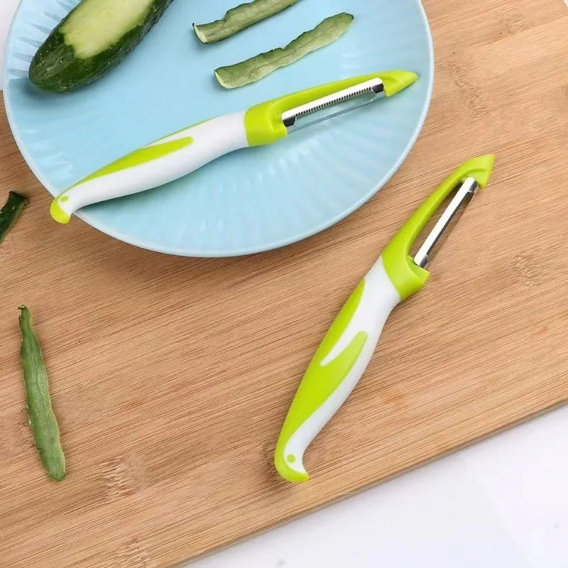 1pc Stainless Steel Carrot Potato Peeler Anti-slip Fruits Vegetables Slicer Cutter Hand Tool Kitchen Gadgets