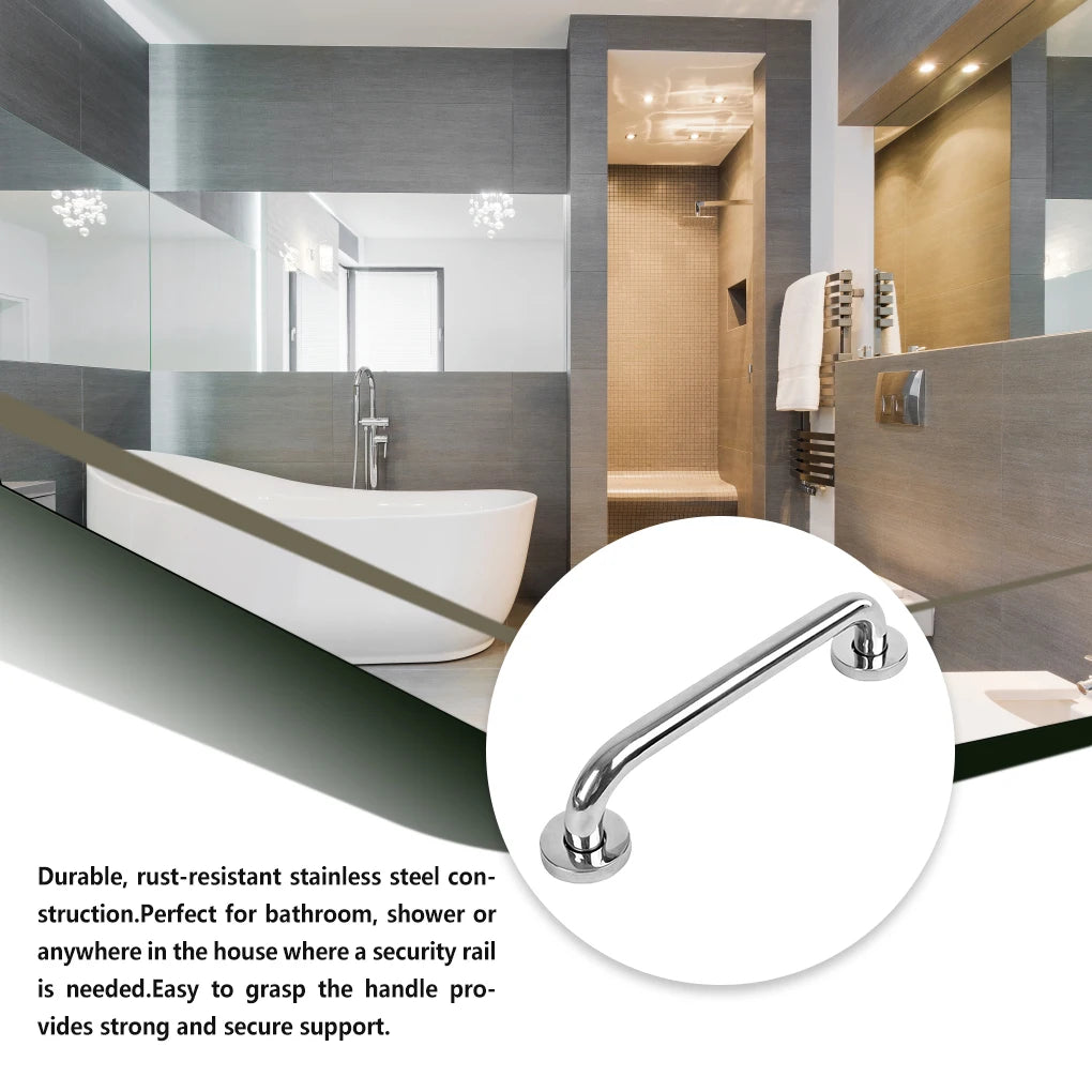 Towel Grab Bar Stainless Steel Holder Wall Bar Handle Bathroom Thicken Vanity Home Room Bath 300/400/500mm